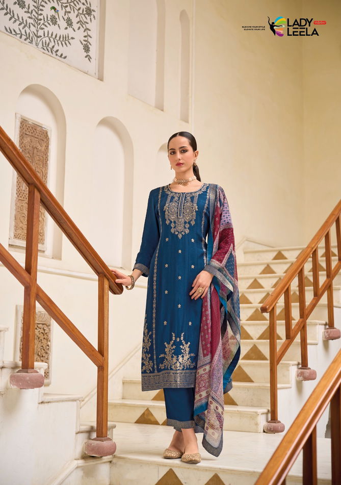 Libaas 2 By Lady Leela Viscose Jacquard Designer Kurti With Bottom Dupatta Wholesale Shop In Surat